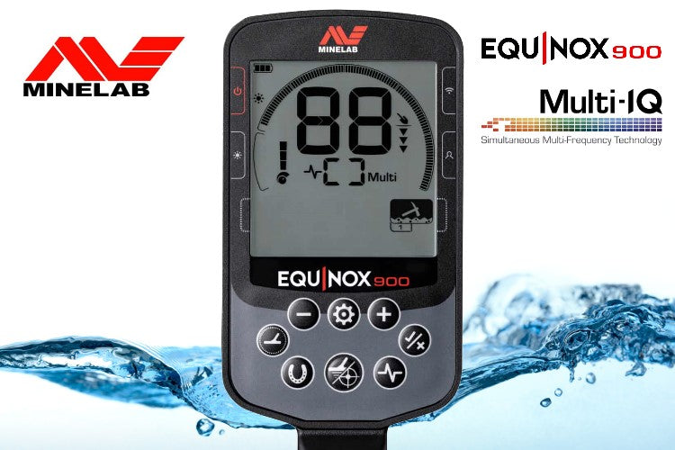Metalldetektor Minelab Equinox 900 mit zusätzlicher EQX15 Suchspule