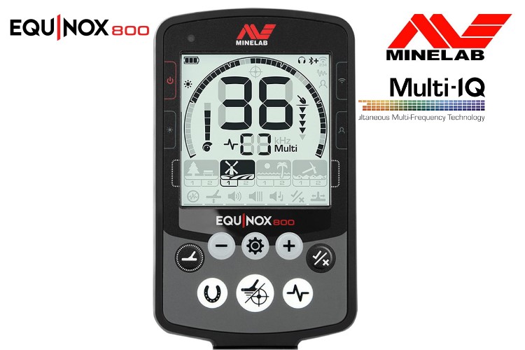 Metalldetektor Minelab Equinox 800 mit PRO-FIND 35 Pinpointer (Rabattpreis)